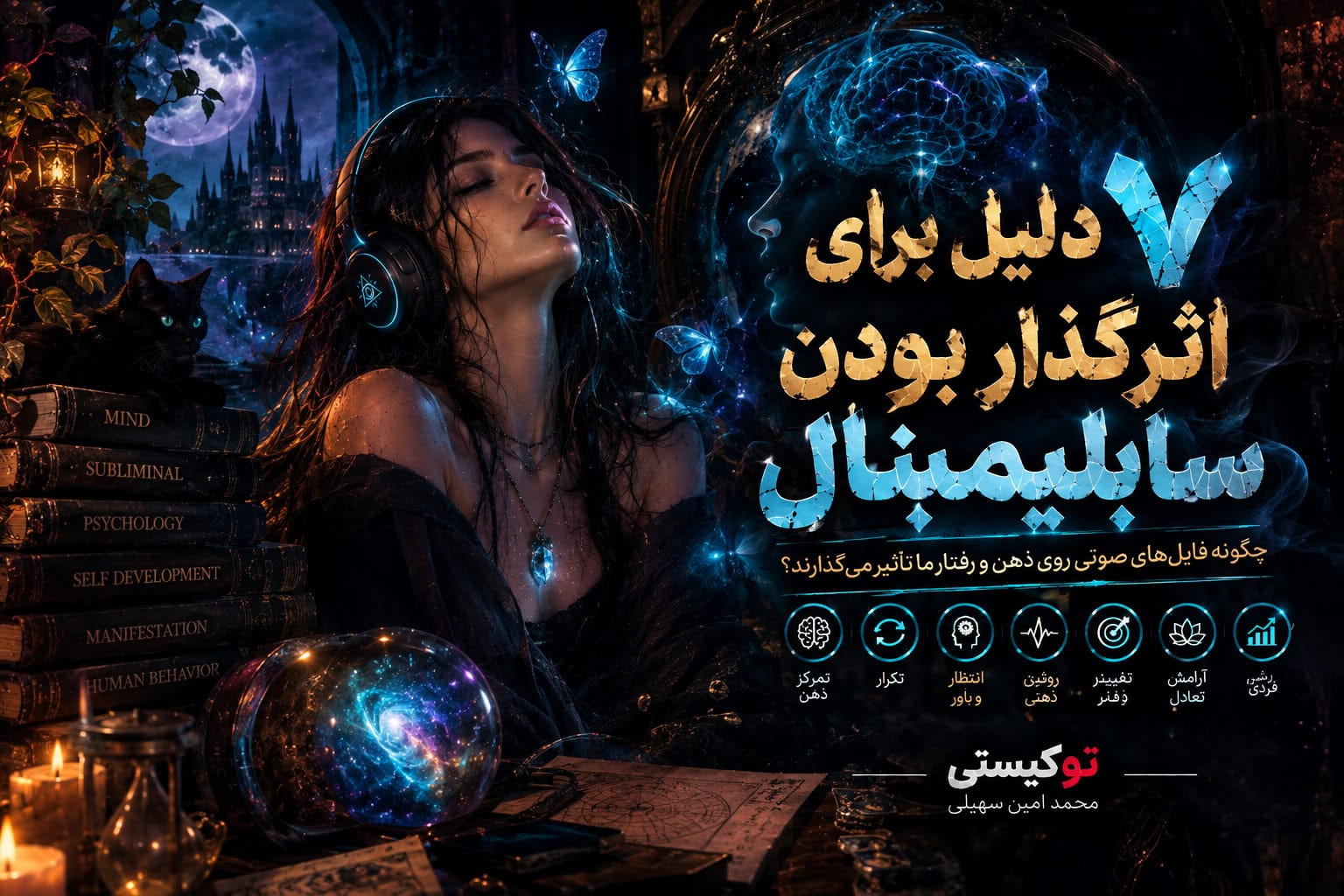 بنر مقاله ۷ دلیل برای اثرگذار بودن سابلیمینال و بررسی تأثیر فایل‌های سابلیمینال بر ذهن و خودسازی